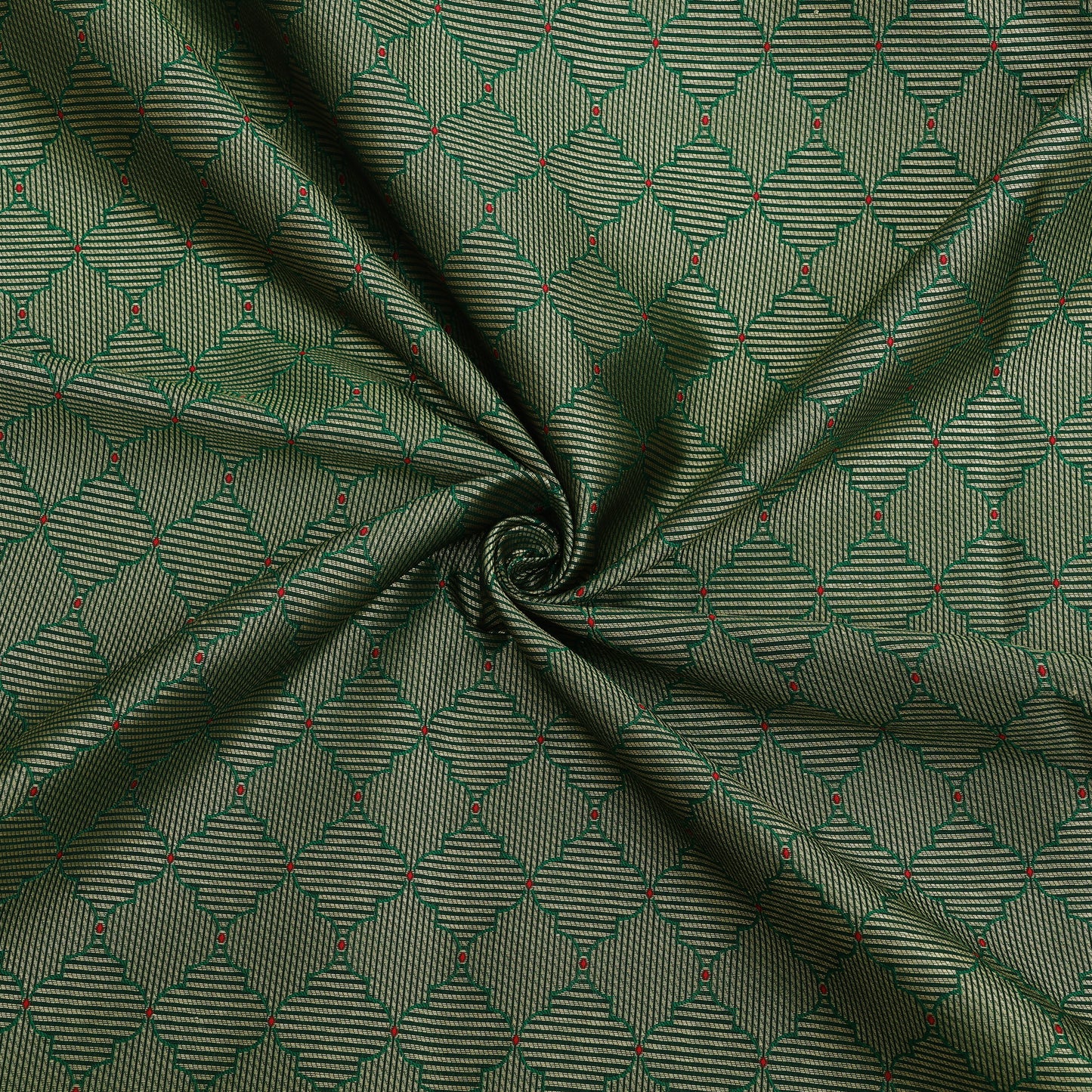 Pure Katan Meena Brocade Fabric