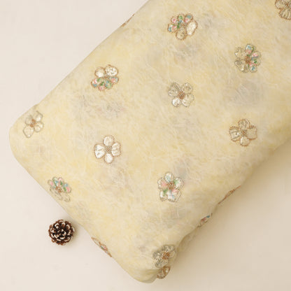 Organza Net Embroidery Fabric