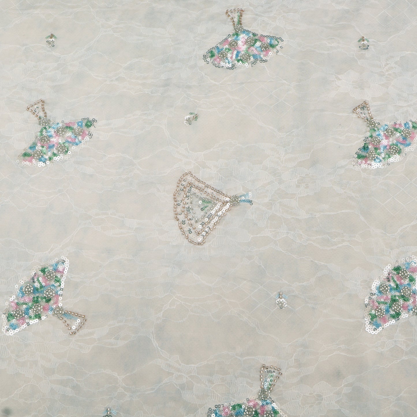 Organza Net Embroidery Fabric