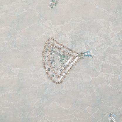 Organza Net Embroidery Fabric