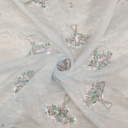 Organza Net Embroidery Fabric