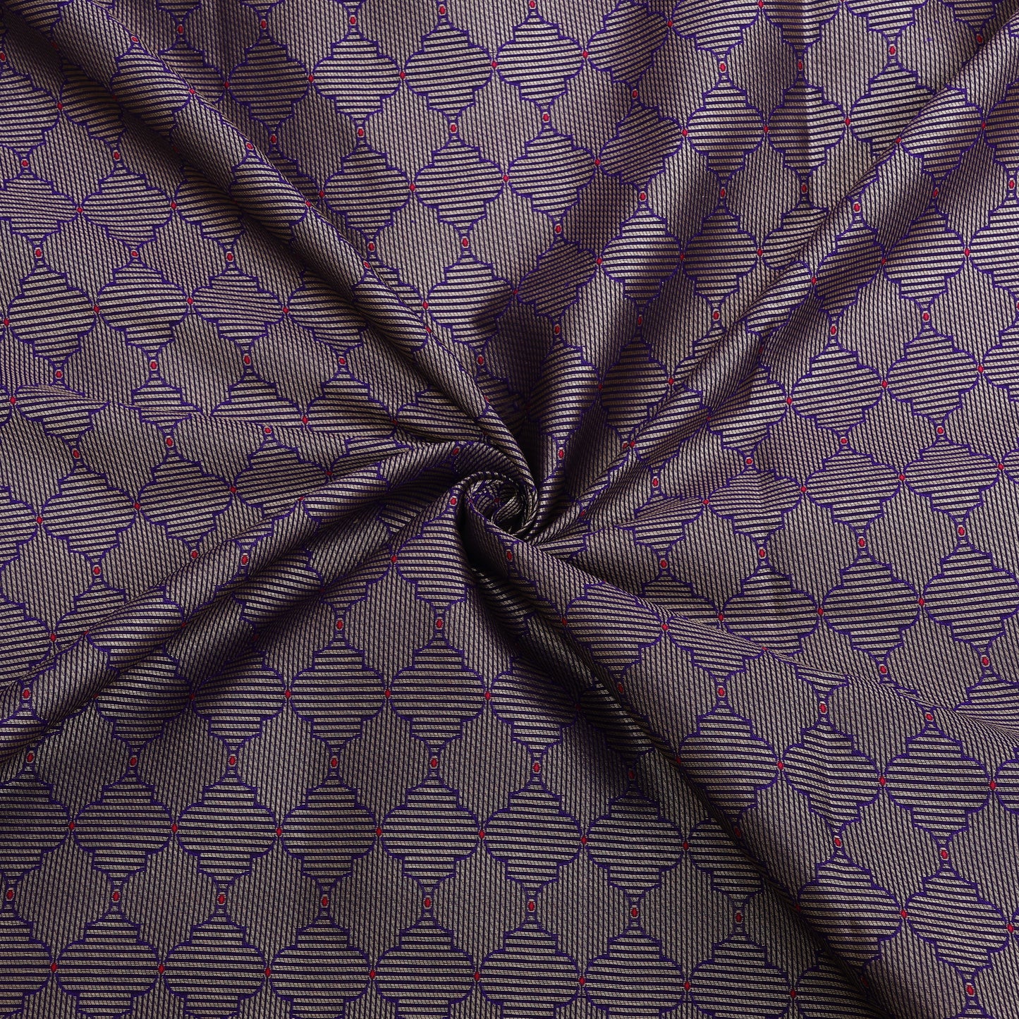 Pure Katan Meena Brocade Fabric