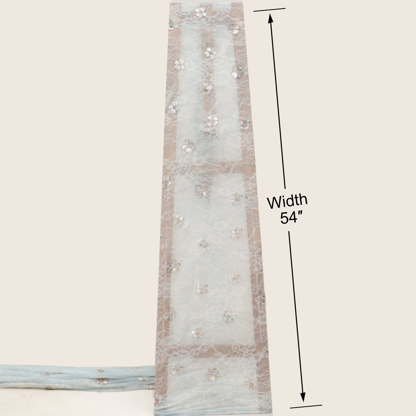 Organza Net Embroidery Fabric