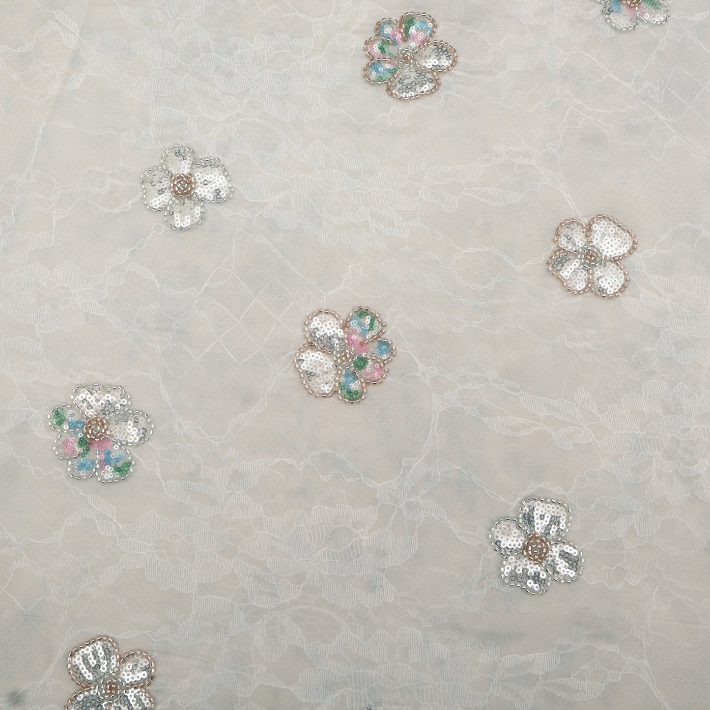 Organza Net Embroidery Fabric