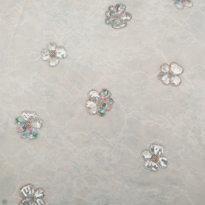 Organza Net Embroidery Fabric