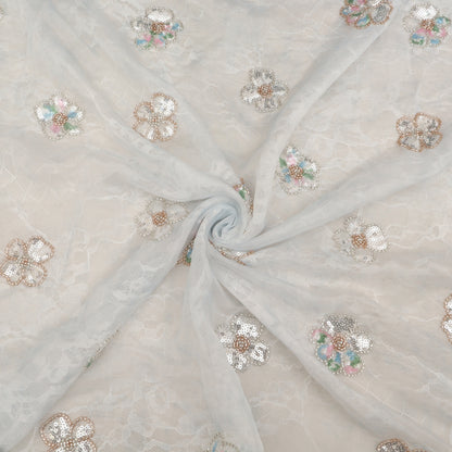 Organza Net Embroidery Fabric