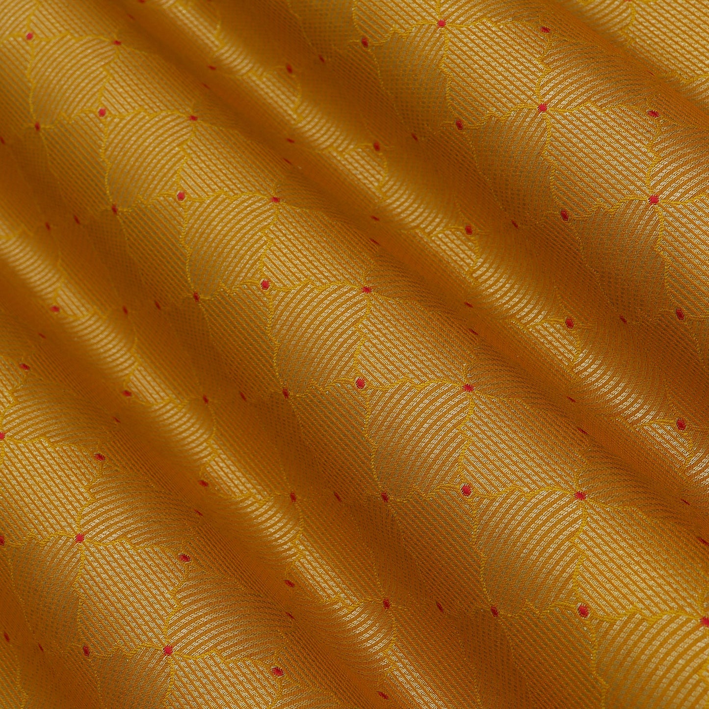 Pure Katan Meena Brocade Fabric