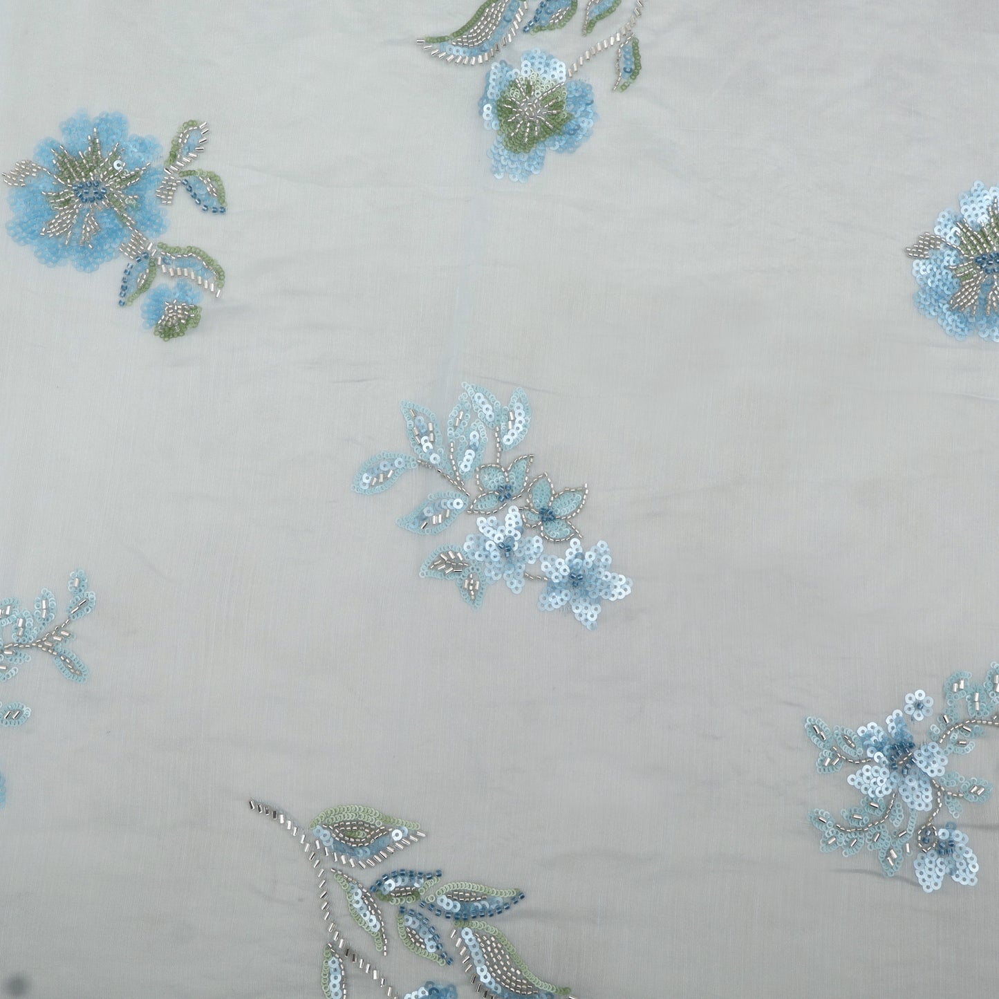 Chanderi Embroidery Fabric