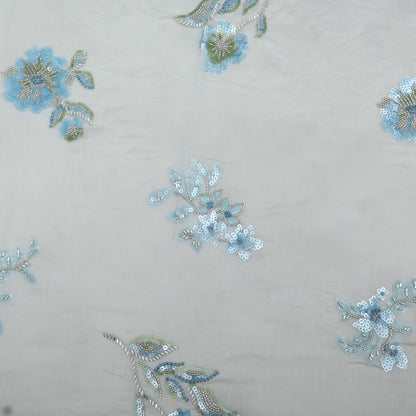 Chanderi Embroidery Fabric