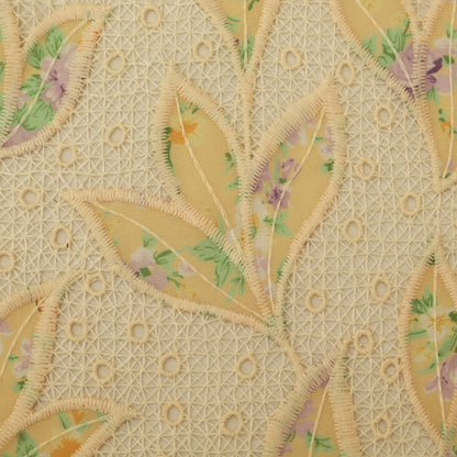 Georgette Patch Print Embroidery Fabric