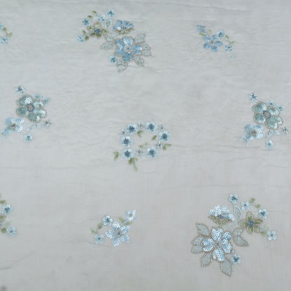 Chanderi Embroidery Fabric