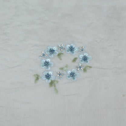 Chanderi Embroidery Fabric