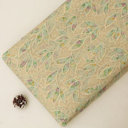 Georgette Patch Print Embroidery Fabric