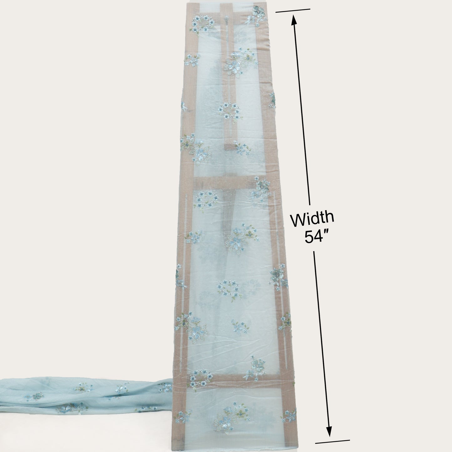 Chanderi Embroidery Fabric