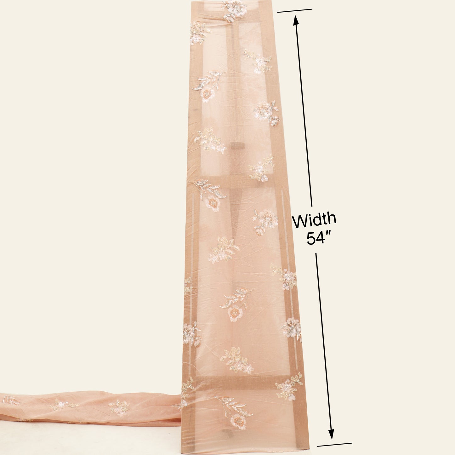 Chanderi Embroidery Fabric