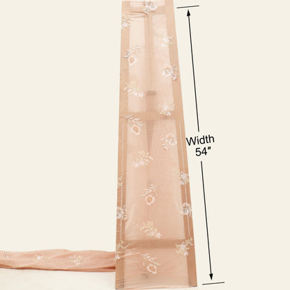 Chanderi Embroidery Fabric