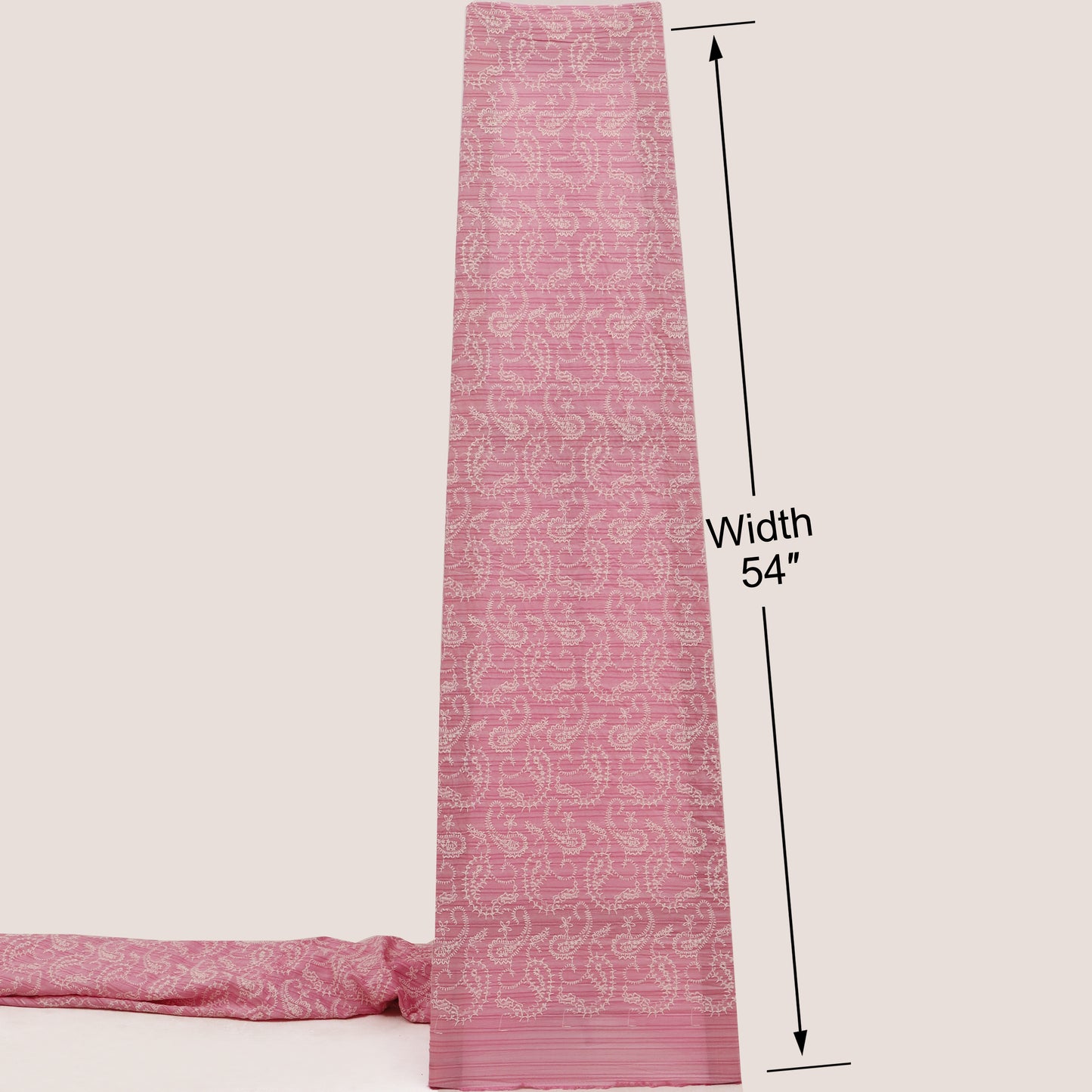 Chanderi Embroidery Fabric