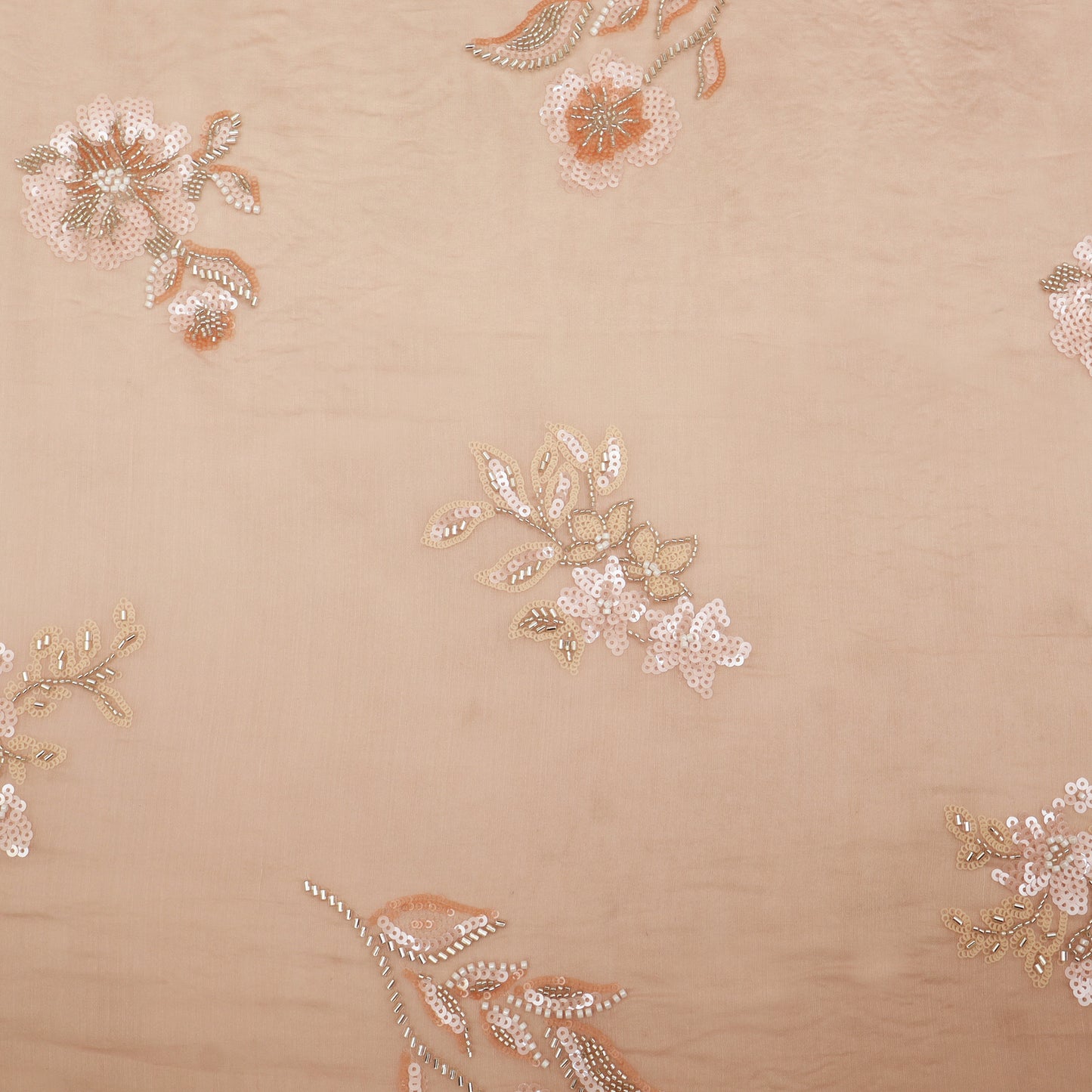 Chanderi Embroidery Fabric