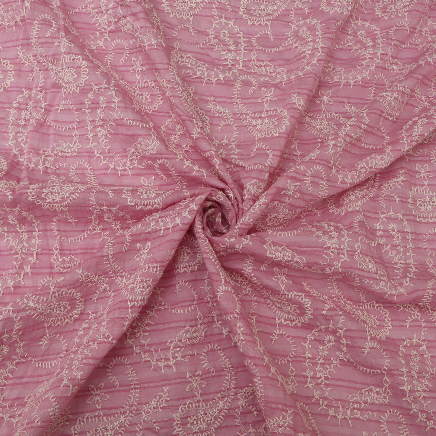 Chanderi Embroidery Fabric
