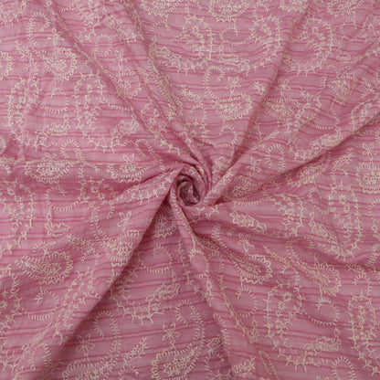 Chanderi Embroidery Fabric