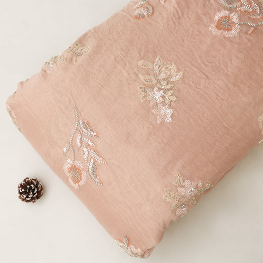 Chanderi Embroidery Fabric