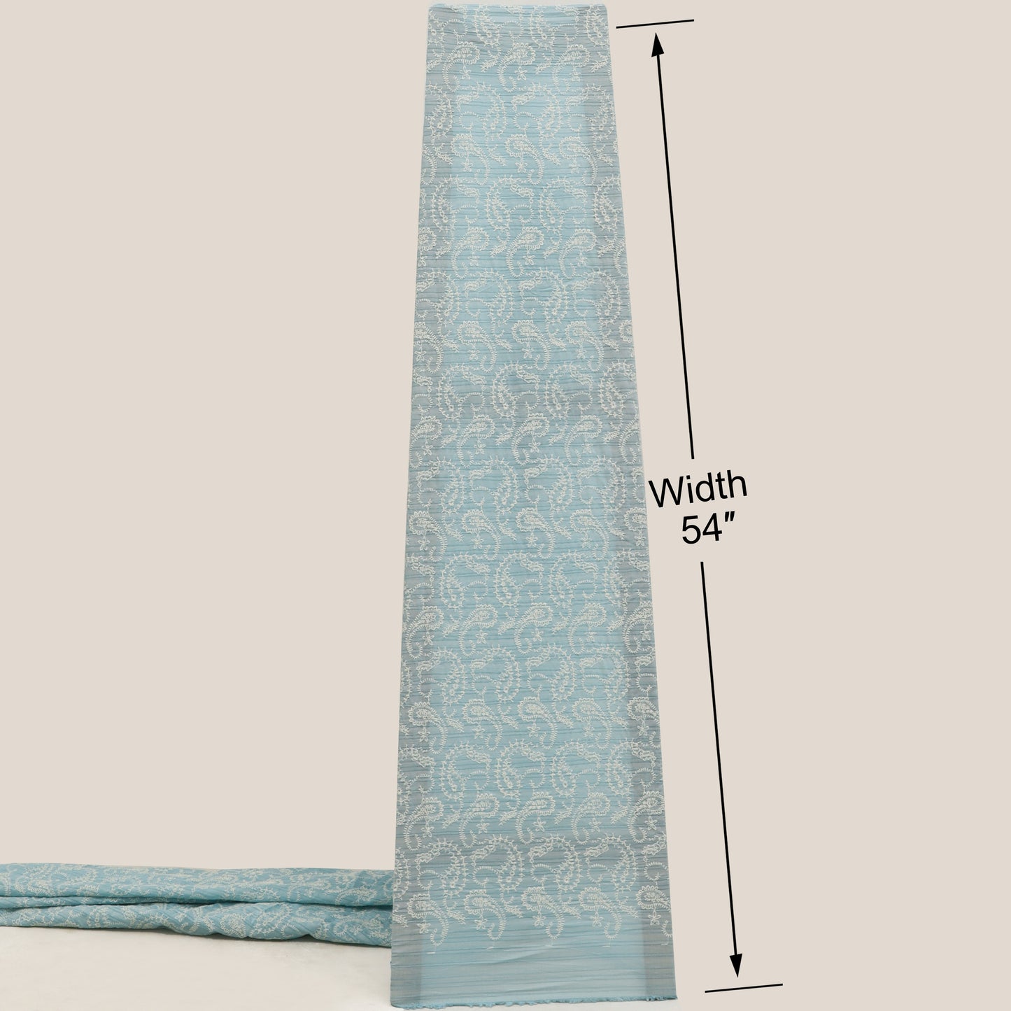 Chanderi Embroidery Fabric