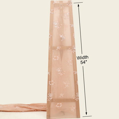 Chanderi Embroidery Fabric