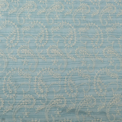 Chanderi Embroidery Fabric
