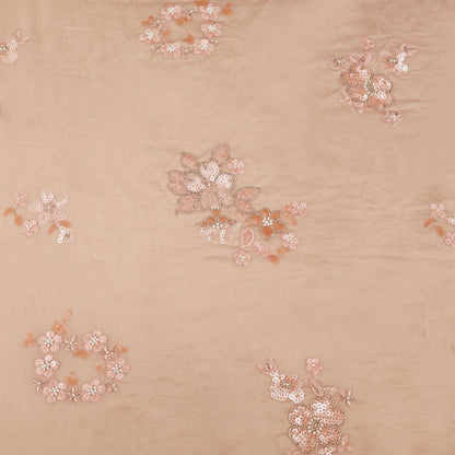 Chanderi Embroidery Fabric