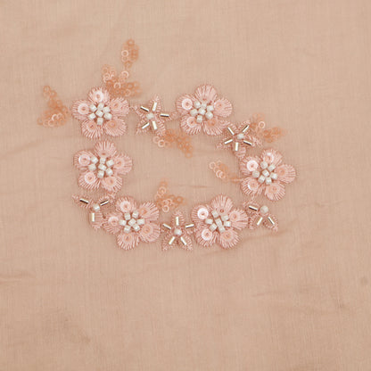 Chanderi Embroidery Fabric