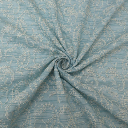 Chanderi Embroidery Fabric