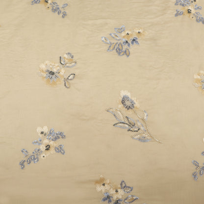 Chanderi Embroidery Fabric