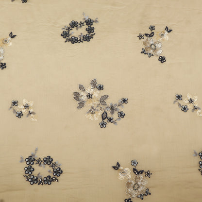 Chanderi Embroidery Fabric