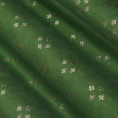 Pista Green Color Brocade Fabric