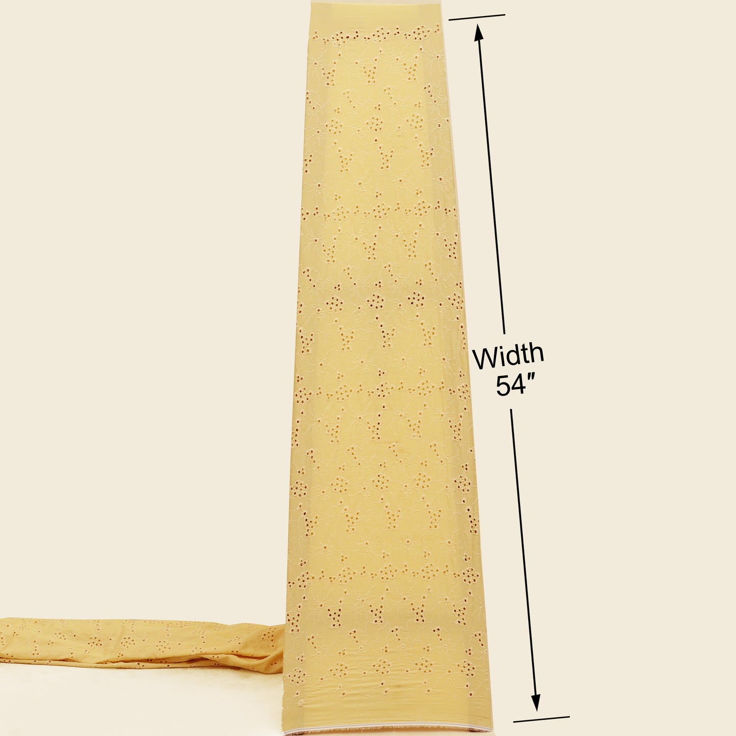 Crepe Stripe Embroidery Fabric