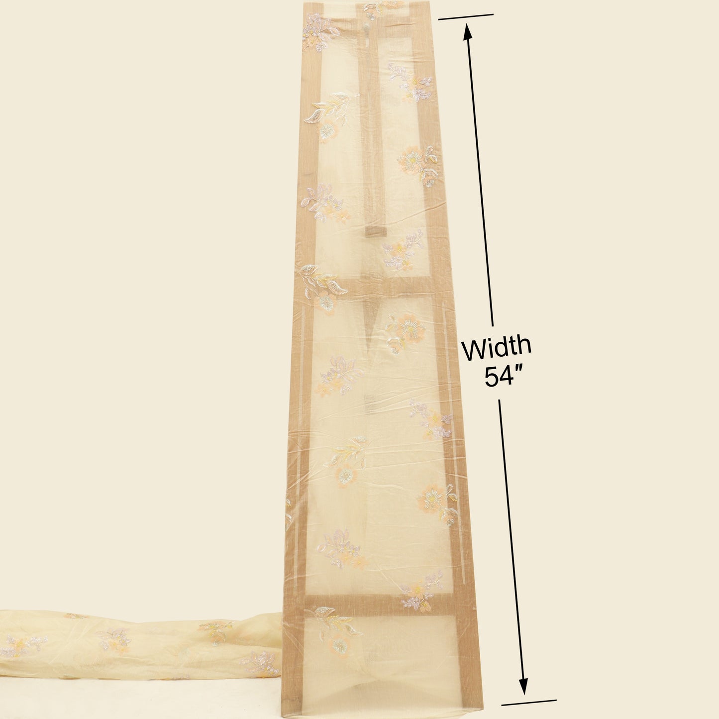 Chanderi Embroidery Fabric