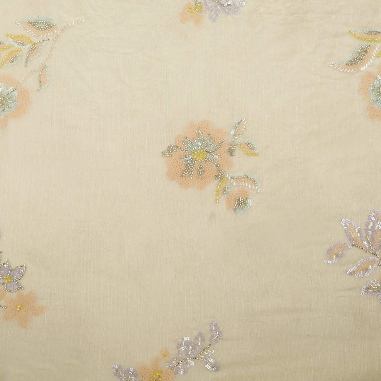 Chanderi Embroidery Fabric