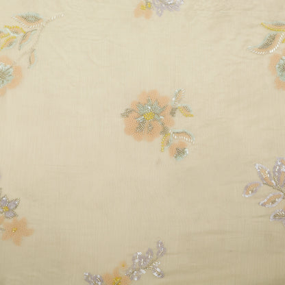 Chanderi Embroidery Fabric