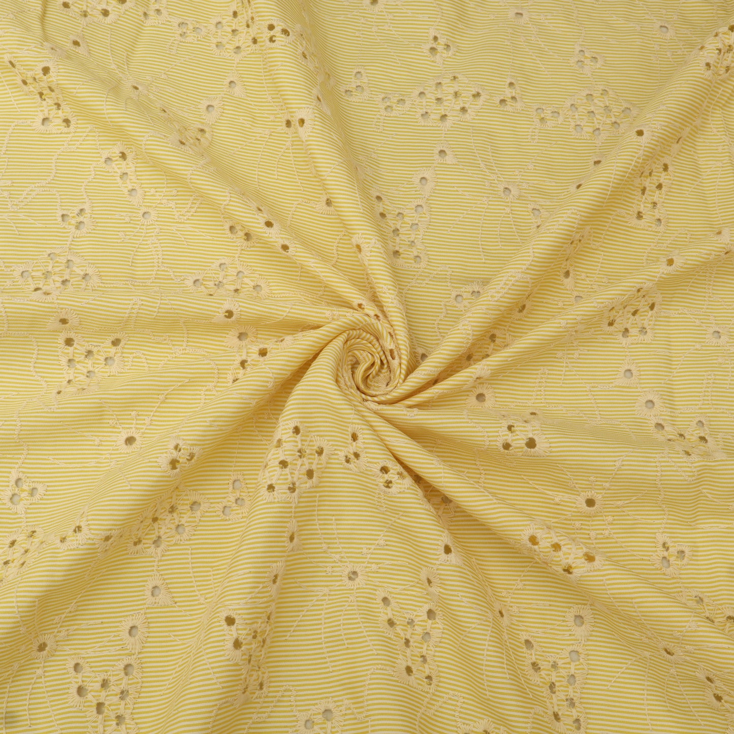 Crepe Stripe Embroidery Fabric