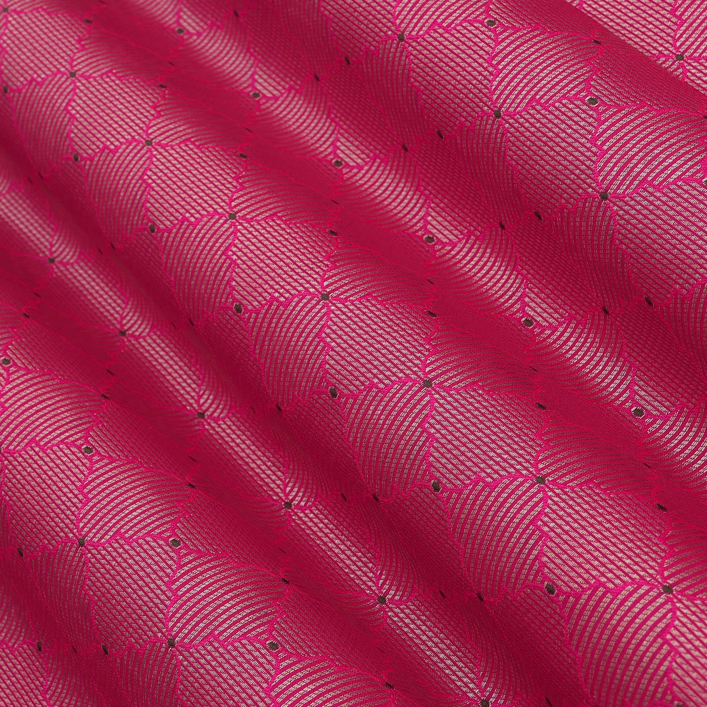 Pure Katan Meena Brocade Fabric