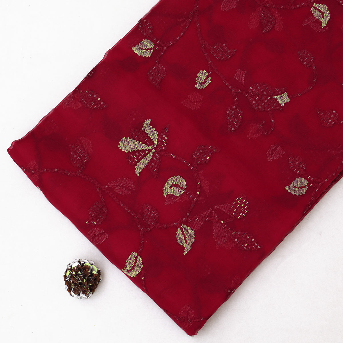 Pure Organza Embroidery Fabric