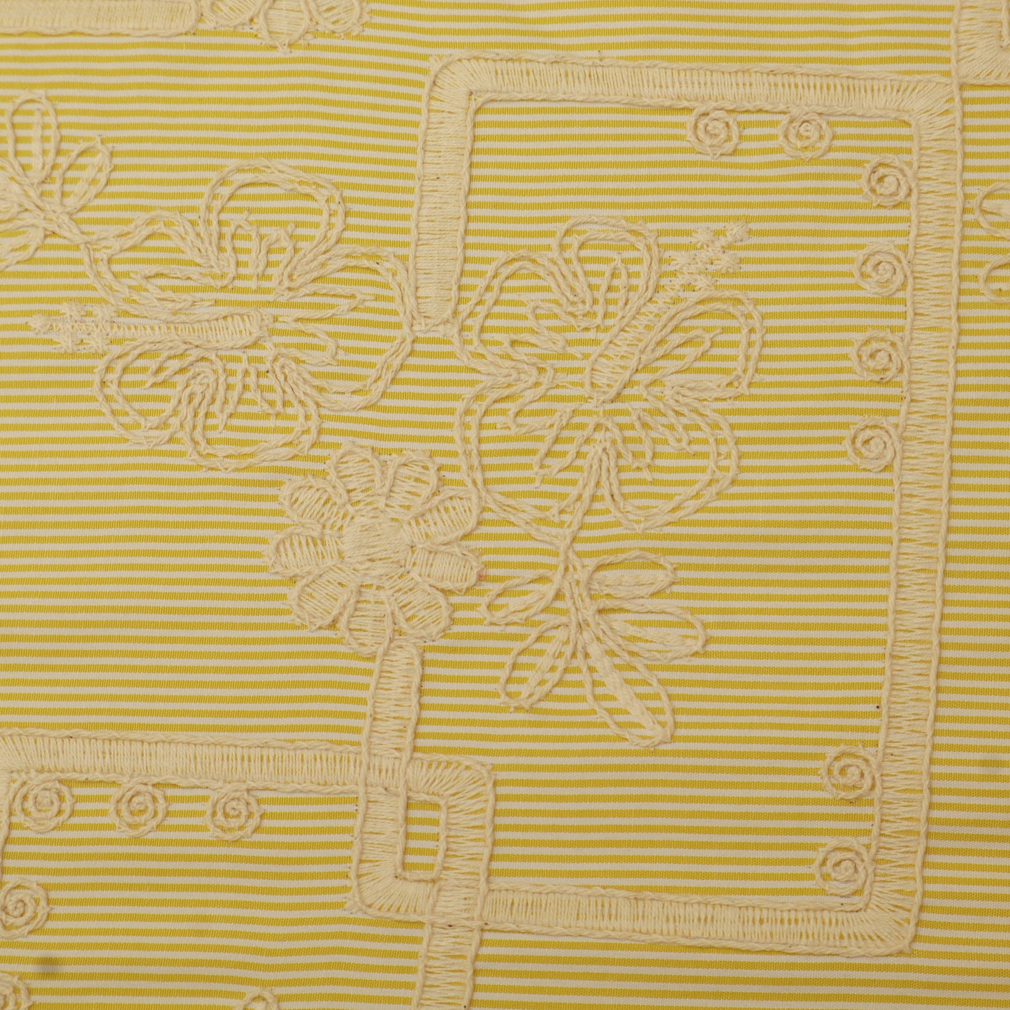 Crepe Stripe Embroidery Fabric