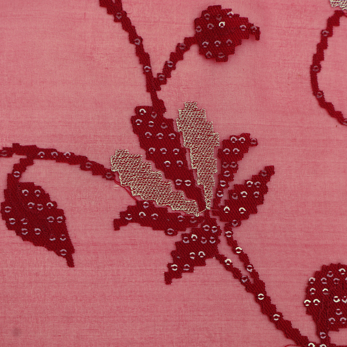 Pure Organza Embroidery Fabric