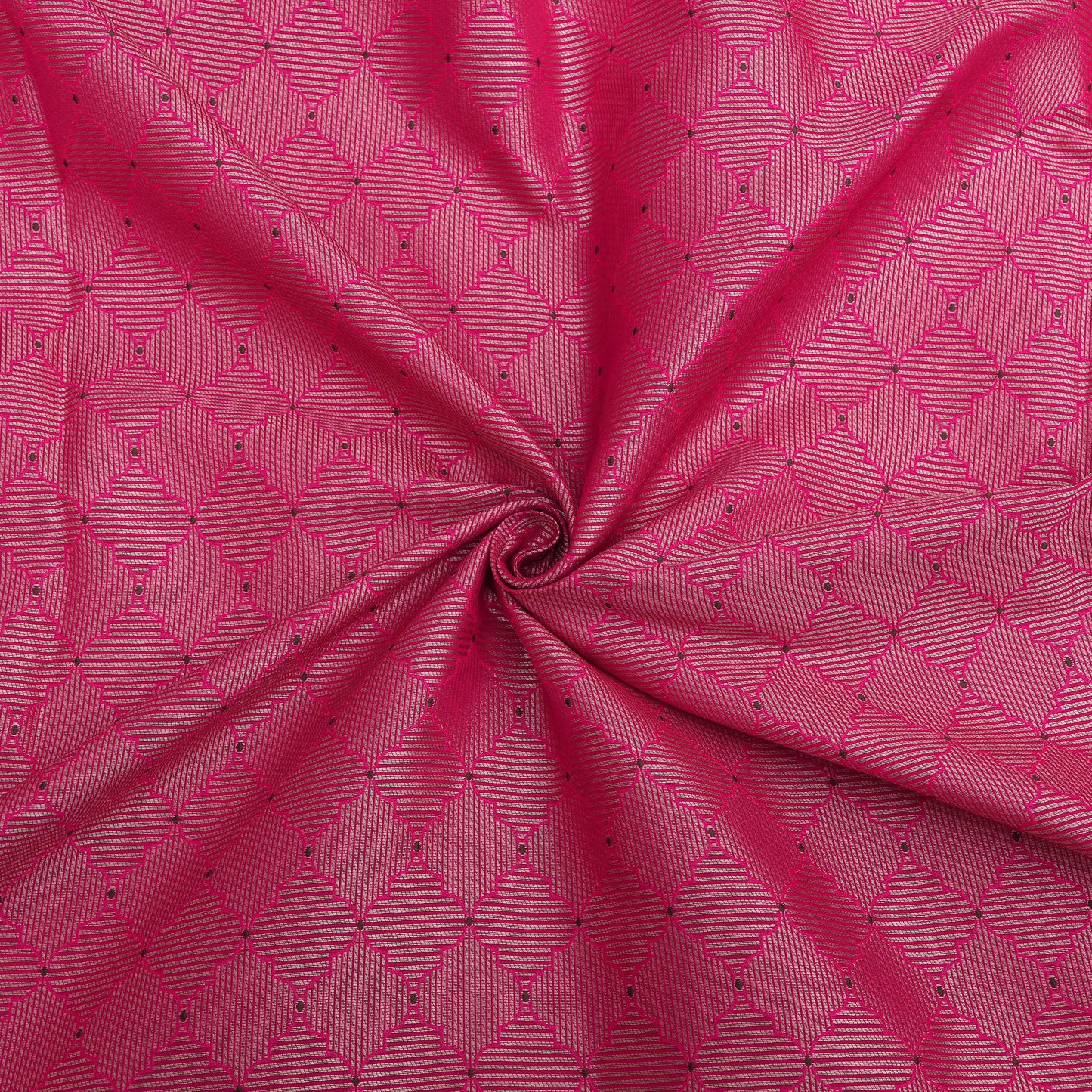 Pure Katan Meena Brocade Fabric