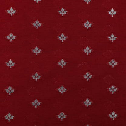 Gajri Color Brocade Fabric