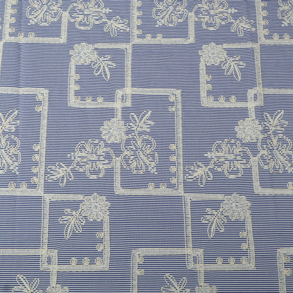 Crepe Stripe Embroidery Fabric