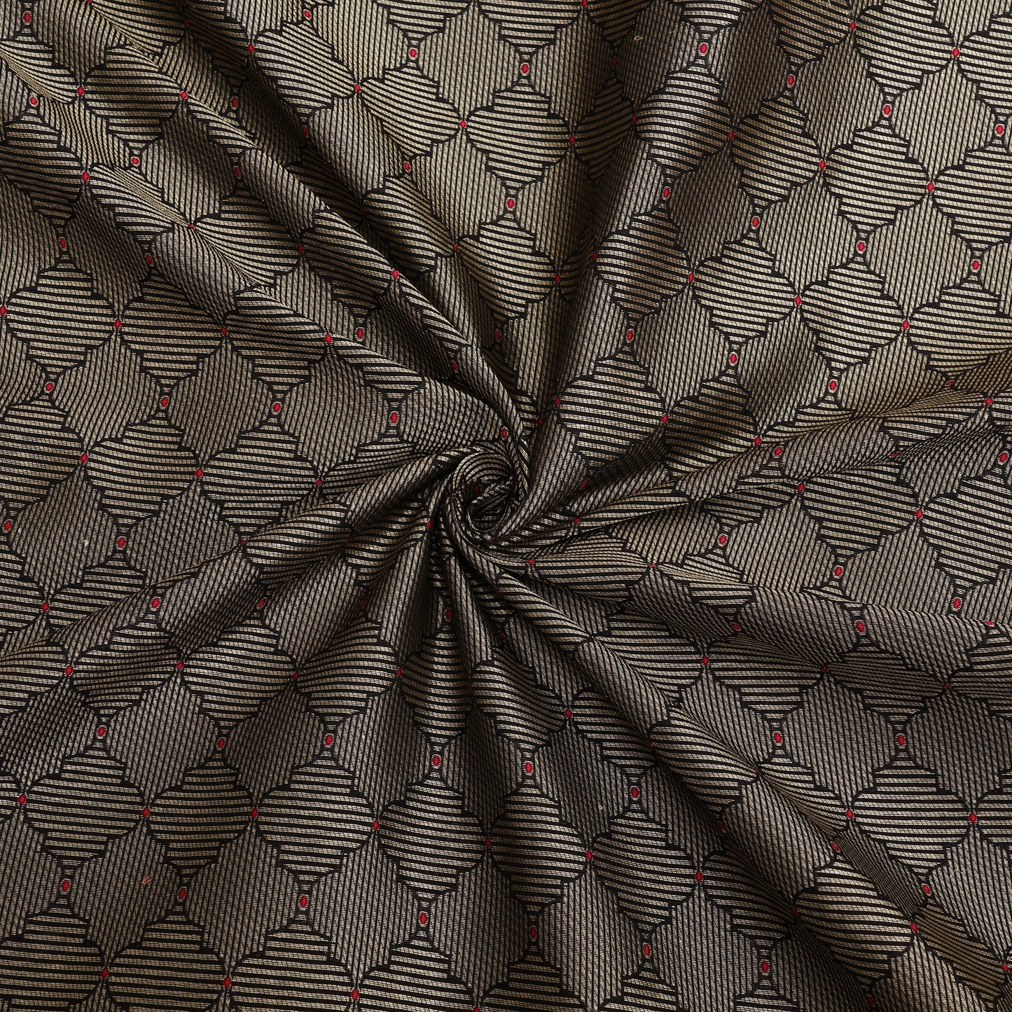 Pure Katan Meena Brocade Fabric