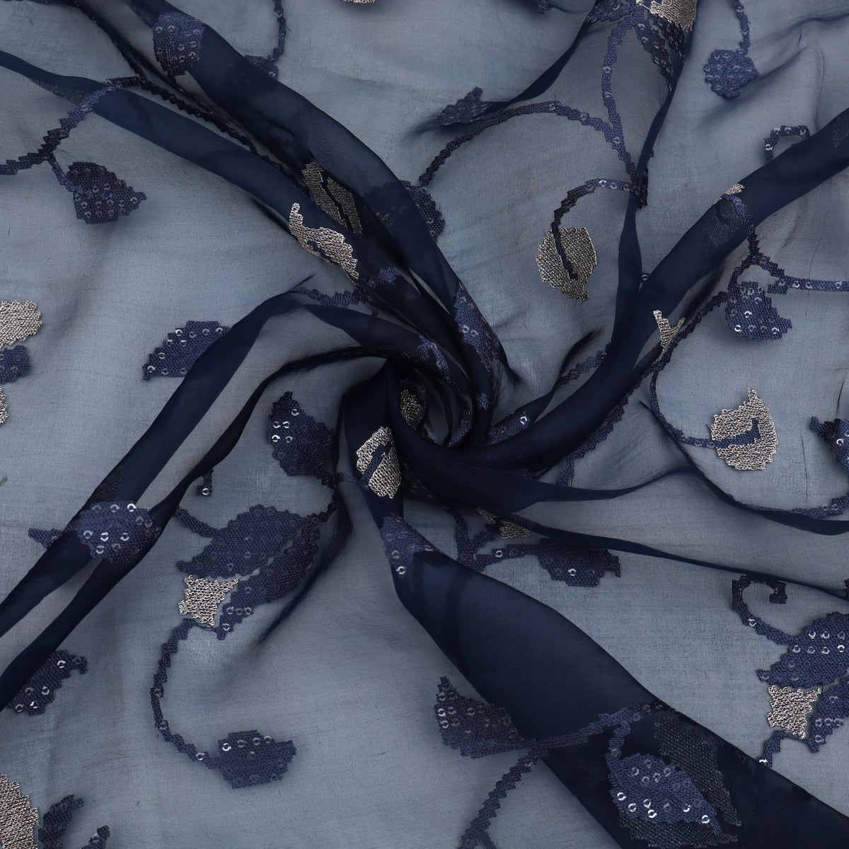 Pure Organza Embroidery Fabric