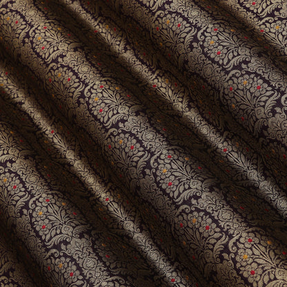 Traditional Meena Work Katan Brocade