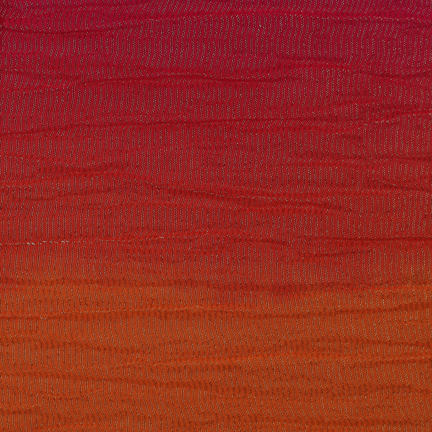 Orange Color Shaded Tissue Booti Fabric